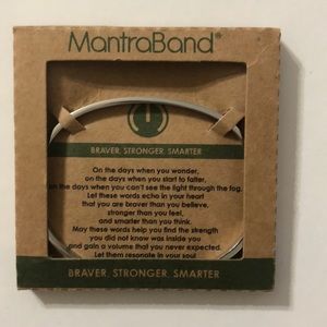 MantraBand Braver, Stronger, Smarter Bracelet Cuff
